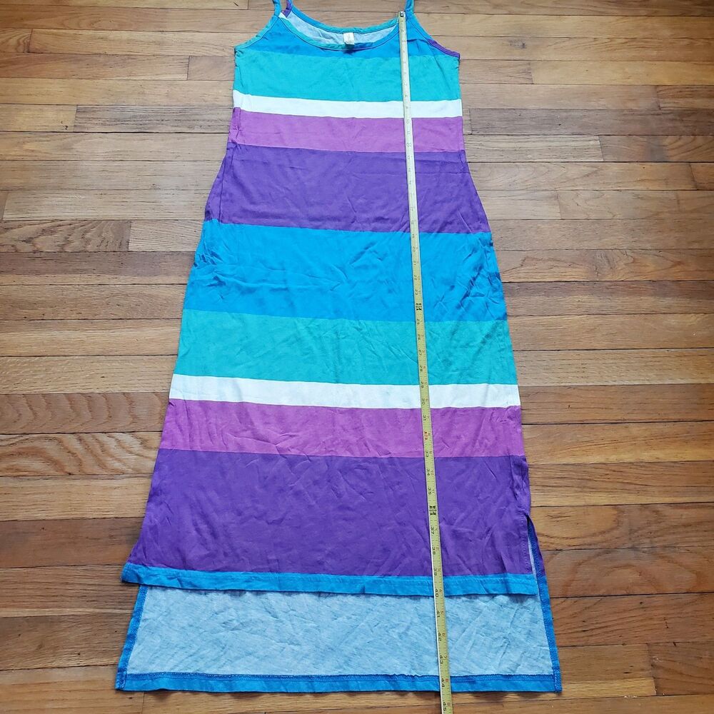 Threads 4 thought sustainable apparel striped tank maxi dress size medium - Picture 5 of 6